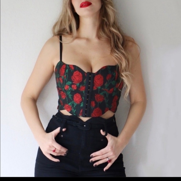 For Love and Lemons Rose Corset Top - Picture 8 of 13